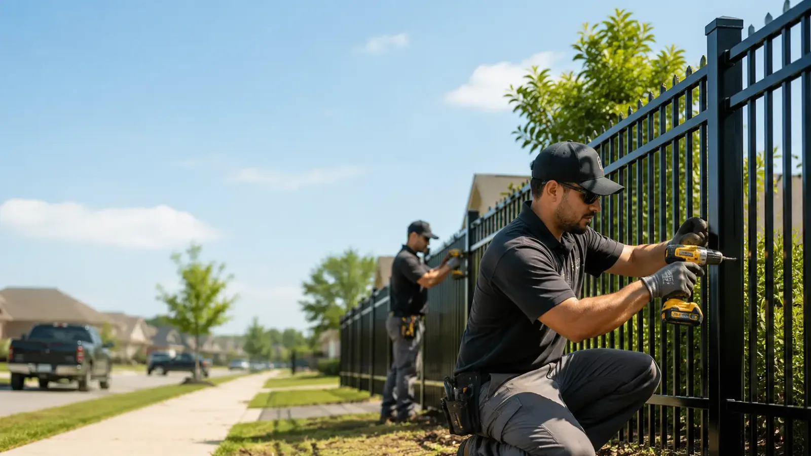 Metal Fence Installation in Bruington, VA